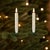 Add a warm, flickering glow to your seasonal displays with the LED Clip-On Taper Candles. This set of 10 ivory-colored...