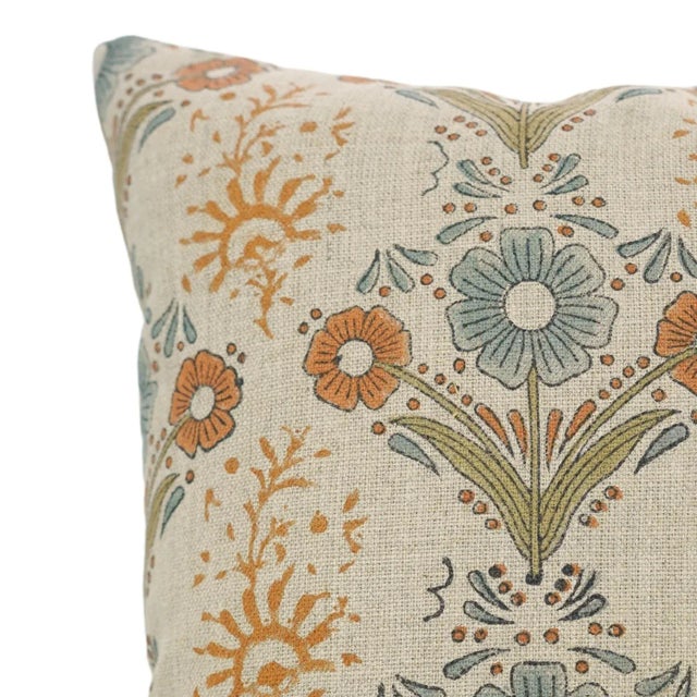 Industrial Fabdivine Linen Cushion Cover 18x18 Inch - Vanshika For Sale - Image 3 of 7