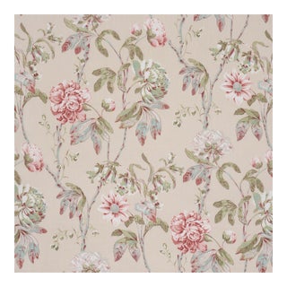 Schumacher Daydream Fabric in Soft Ivory For Sale