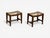 Pierre Jeanneret, Rectangular Low Stools, Teak, Cane, Chandigarh, India, 1960s For Sale - Image 4 of 10