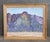 Robert Francis Williams mountain landscape painting on artist board. Circa. 1950's 24 inches high. 33.13 inches wide. 1.5...
