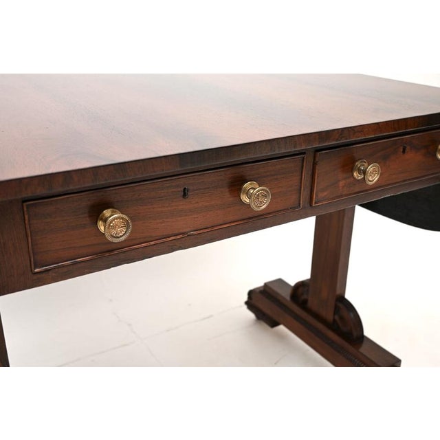Antique Regency Sofa Table, 1810 For Sale - Image 6 of 12