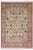 Beauttiful Floral Nagi Pak-Persian Ivory/Ivory Wool Rug - 9'1'' X 12'2'' For Sale - Image 9 of 9