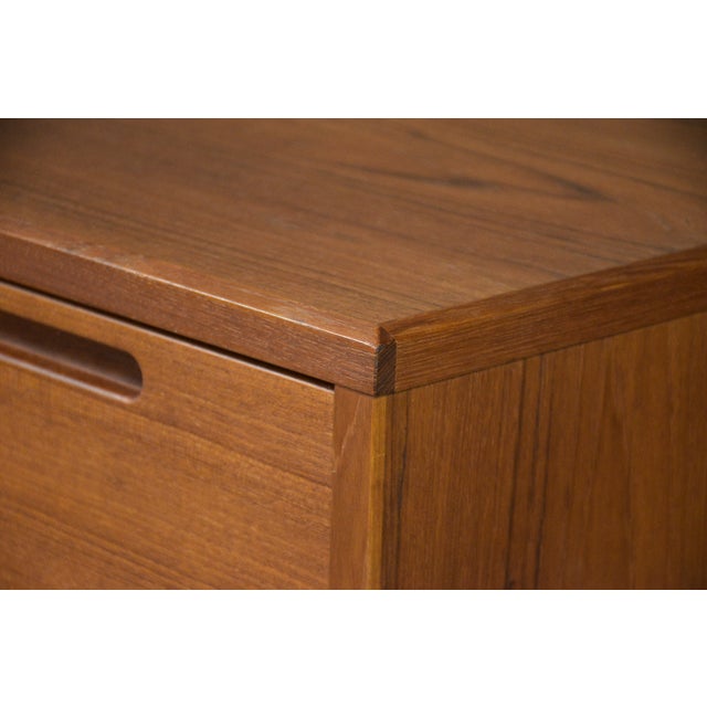 Wood 1960s Danish Modern Teak Tall Dresser by Torring Mobelfabrik For Sale - Image 7 of 11