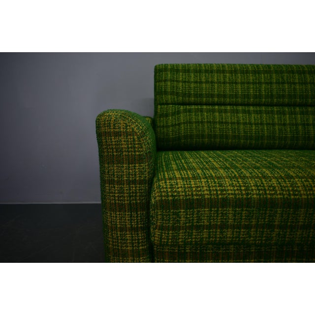 Vintage Italian Three-Seater Sofa in Green, 1970s For Sale - Image 10 of 18