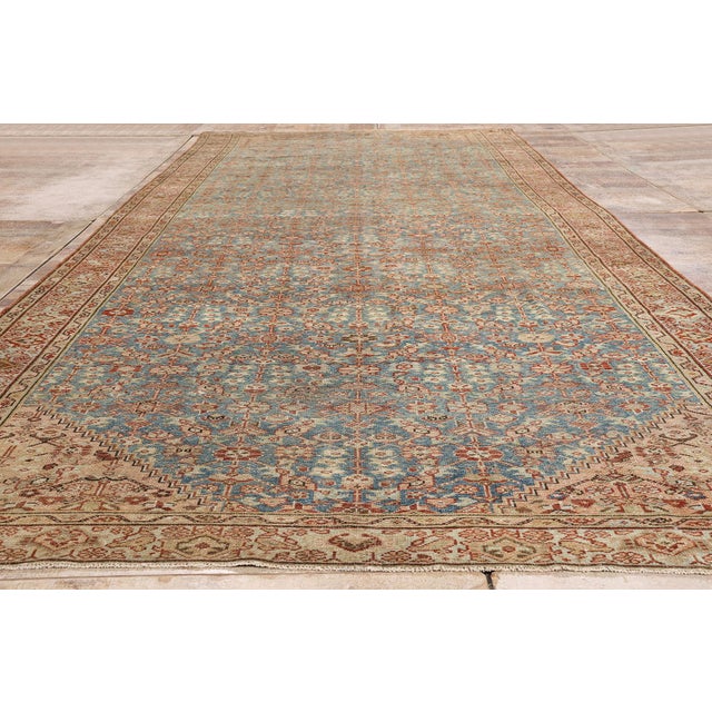 Late 19th Century Persian Malayer Rug, 06'09 X 16'08 For Sale - Image 9 of 10