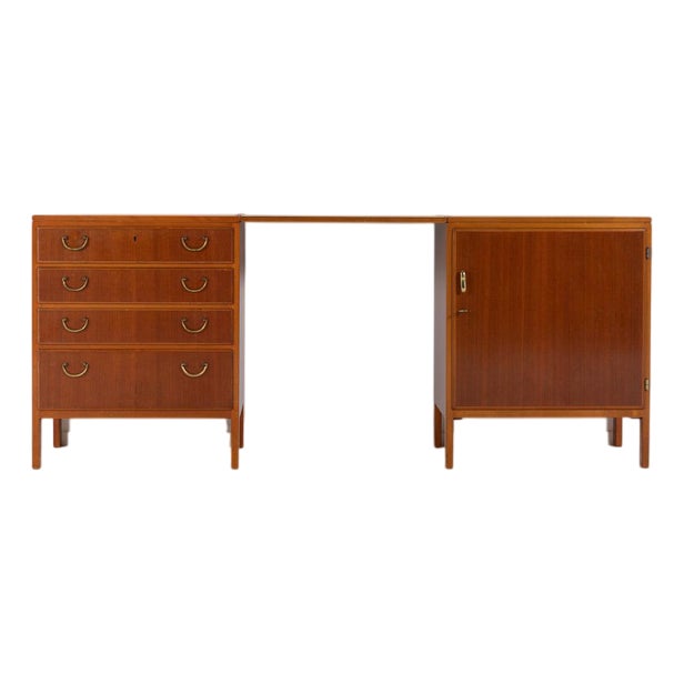 Mid-Century Modern Swedish Sideboard by David Rosen for Nordiska Kompaniet, 1950s For Sale