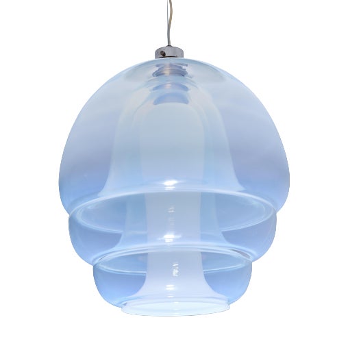 Vintage LS134 Pendant Light by Carlo Nason for Mazzega, 1974 For Sale
