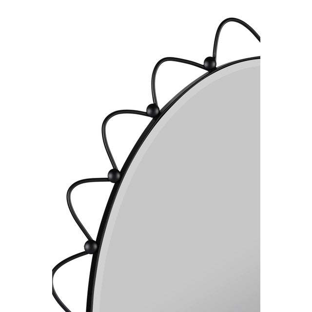 Cooper Classics x Park and Oak Sienna Metal Loop Wall Mirror For Sale - Image 4 of 6