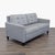 This Crate and Barrel sleeper sofa offers style and function in one piece. The modern gray fabric suits any room, while...