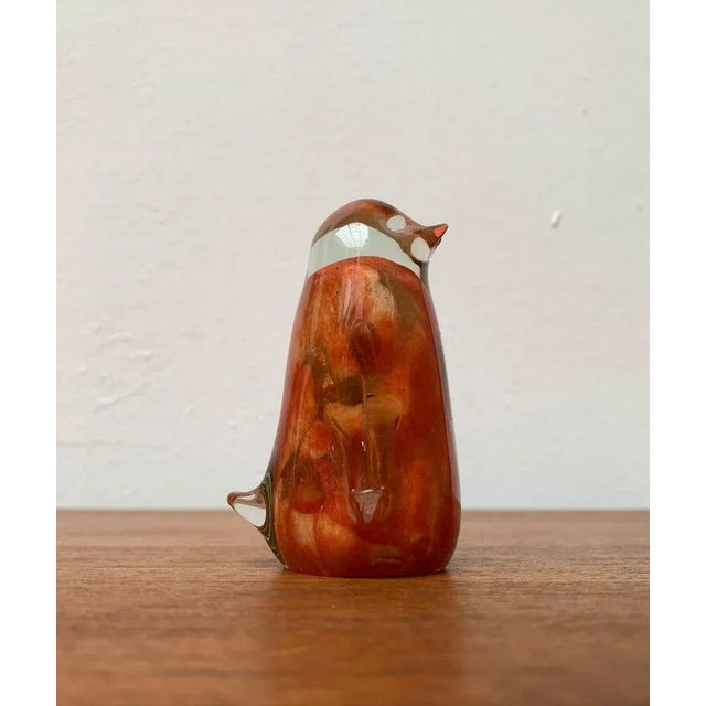 Vintage Glass Animal Penguin Sculpture from Mtarfa Glassblowers For Sale - Image 5 of 17