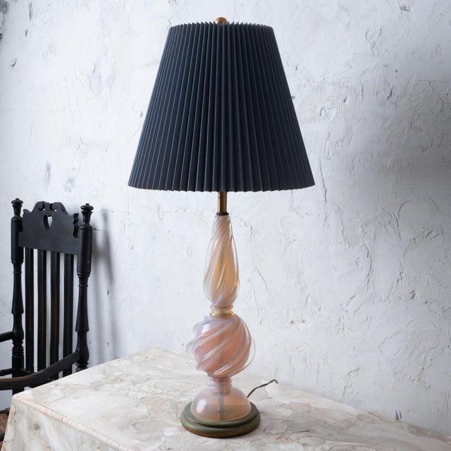 1960s Marbro Seguso Murano Glass Lamp, 1960s For Sale - Image 5 of 9