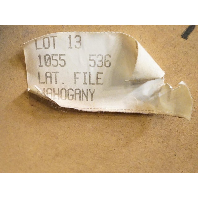 Mount Airy Sold Mahogany Traditional Style 31" File Cabinet For Sale - Image 13 of 14