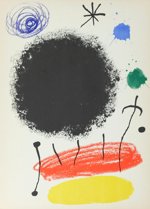 Joan Miro, Obra Inedita Recent I, Original Lithograph