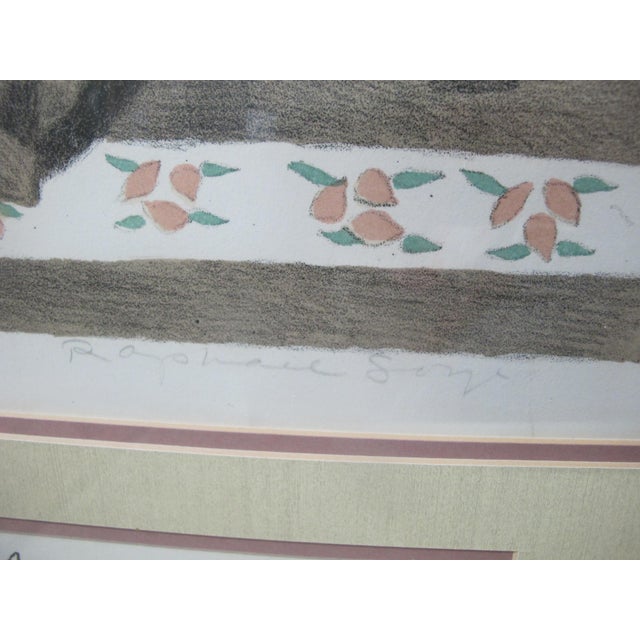 1960s Raphael Soyer Signed Limited Edition Dancing Lesson From Memories Portfolio For Sale - Image 5 of 7