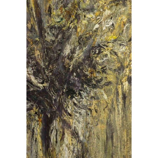 Cartoccio Viola is an artwork realized by Claudio Palmieri, in 1985. Oil on Canvas, cm. 150x80. Signed, titled and dated...