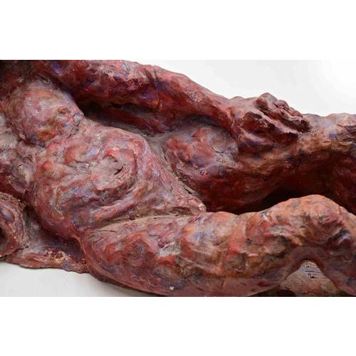 Sirio Pellegrini, Symposium, Terracotta Sculpture, 1960s For Sale - Image 4 of 5