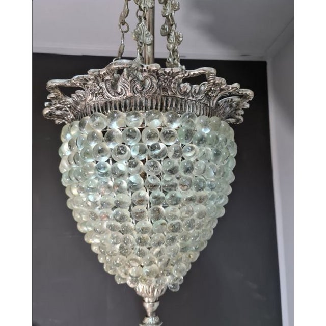 Vintage Murano Glass Chandelier, 1960s For Sale - Image 4 of 10