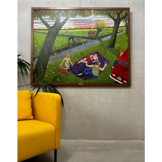 Edward Frederik Verhas, The Last Summer, 2012, Oil Painting on Canvas For Sale - Image 6 of 15
