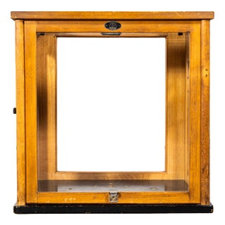 Decorative Latvian Display Case, 1950s For Sale