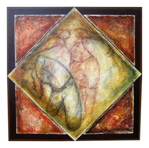 Pnina Granirer, A Man And A Woman, Painting on Canvas