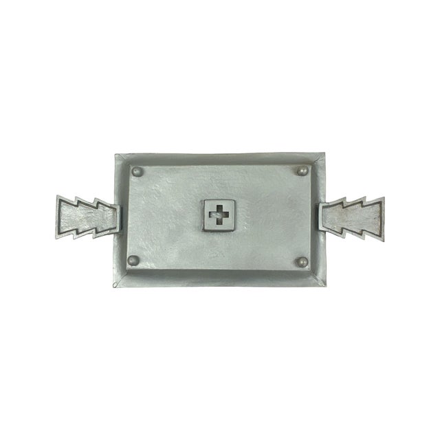 Calder Silver Tray Wall Decor For Sale - Image 9 of 11