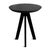 2020s Black Mango Wood Round Bar Table For Sale - Image 5 of 9