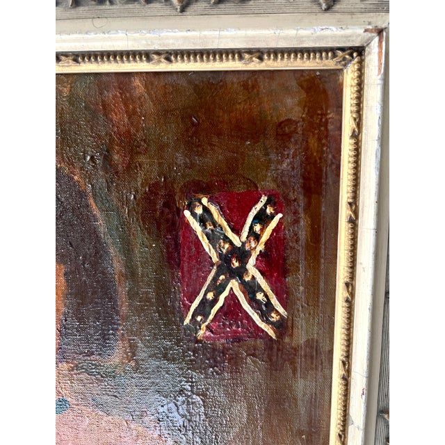 Brown Folk Art Painting by Latin Artist, Elias Telles For Sale - Image 8 of 9