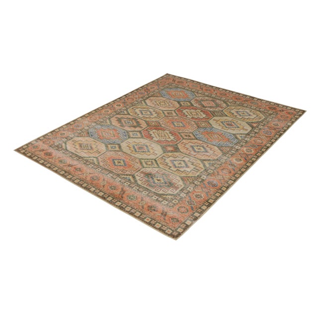 Tribal Rug & Kilim’s Oversized Sina Rug in Rust, 12x16 For Sale - Image 3 of 6