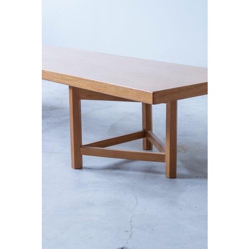 Brown Bench by Carl Gustaf Hiort af Ornäs, 1950s For Sale - Image 8 of 11
