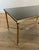 Rectangular Brass Coffee Table With Black Lacquered Glass Top by Maison Jansen For Sale - Image 10 of 12