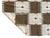 Handmade New Zealand Wool Dhurrie, Brown and Cream Geometric Rug- 9'x12' For Sale - Image 6 of 16