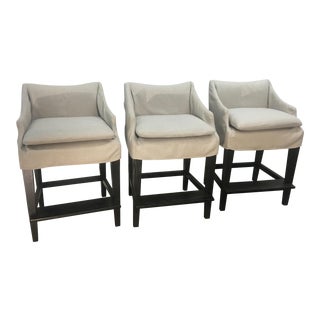 Modern Lee Counter Height Barstools- Set of 3 For Sale