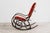 Vintage Bentwood and Red Velvet Rocking Chair, 1950s For Sale - Image 3 of 10