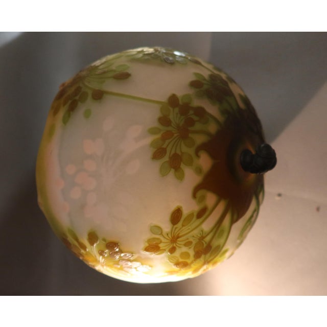 Glass Ceiling Light from Maison Gallé, 1920s For Sale - Image 7 of 13
