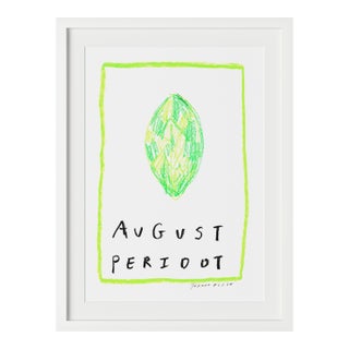 August Peridot Birthstone Print by Tatiana Alida For Sale