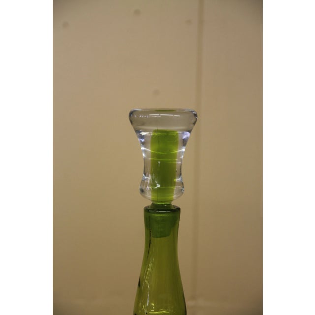 1960s Joel Myers for Blenko Decanter For Sale - Image 4 of 7