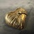 Gold 1990s Retro Brass French Heart Brooch by Loris Azzaro For Sale - Image 8 of 9