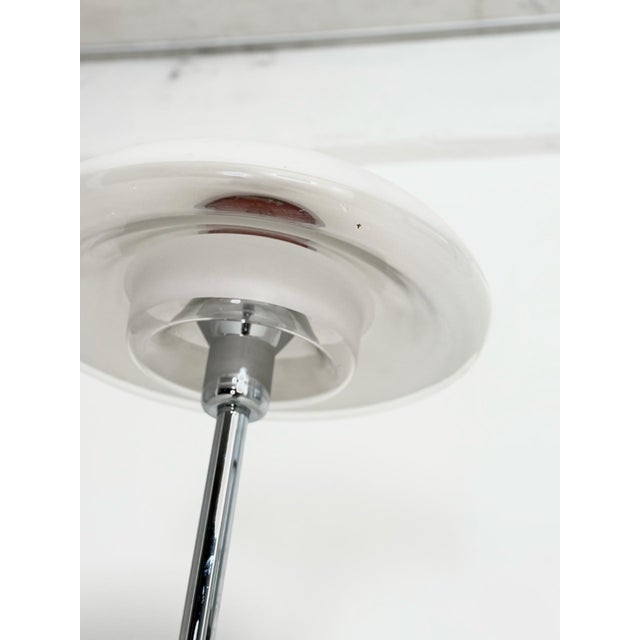 Silver Glass Europa Floor Lamp by Verner Panton for Louis Poulsen, 1970s For Sale - Image 8 of 10
