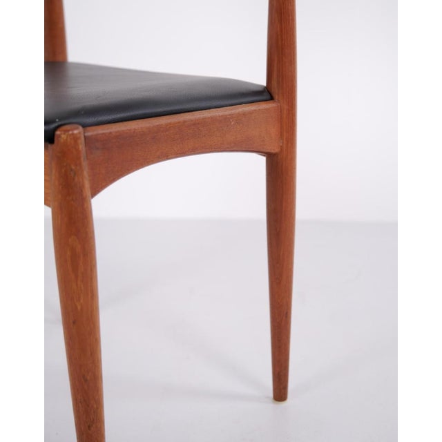 Scandinavian Teak Dining Chairs attributed to Uldum Møbelfabrik, 1960s, Set of 6 For Sale - Image 11 of 13