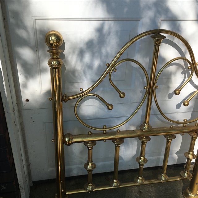 Vintage Brass Twin Bed Chairish