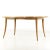 Harvey Probber Mid Century Saber Leg Bleached Mahogany Extension Dining Table With 1 Leaf For Sale - Image 9 of 11