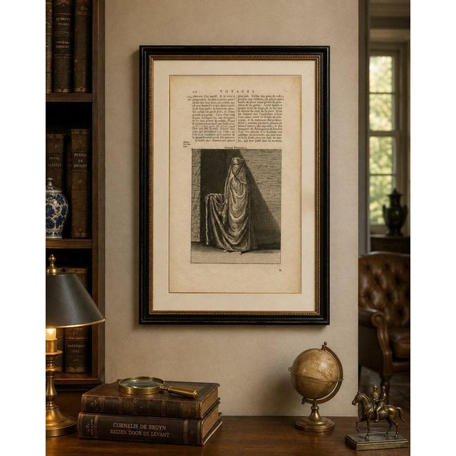 Cornelis De Bruyn, Persian Woman in Veil Travel, 1704, Engraving For Sale - Image 8 of 9