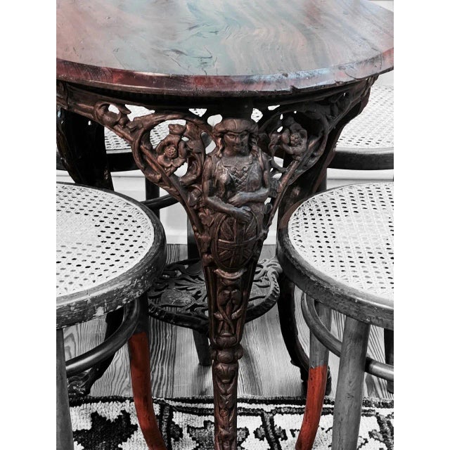 Set of 4 Late 19th Century Jacob & Josef Kohn, Wien, Bentwood Chairs For Sale - Image 12 of 12