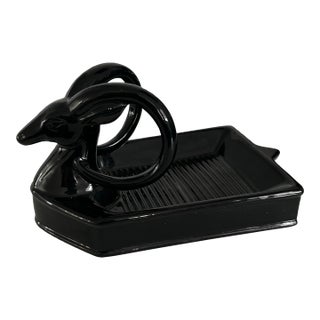 Vintage Mid-Century Ram's Head Vanity Dish For Sale