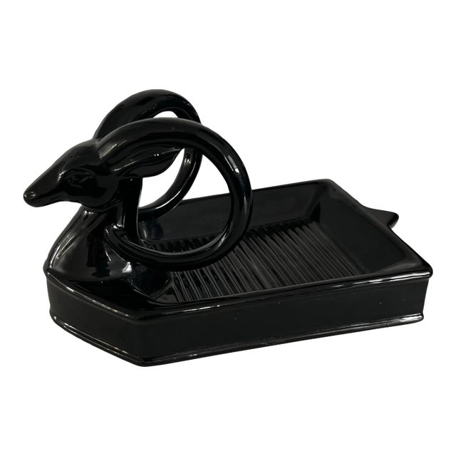 Vintage Mid-Century Ram's Head Vanity Dish For Sale