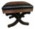 Western Stool With Two Tone Leather For Sale