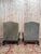 George III Style Wingback Armchairs in Carved Wood, 18th Century, Set of 2 For Sale - Image 6 of 8