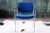 Mid-Century Modern Mid Century Post Modern Royal Blue Chrome and Walnut Accent Chair in the Manner of Knoll For Sale - Image 3 of 10