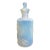 Sabino Blue Opalescent Dancing Nude Nymphs Art Deco Glass 6" Perfume Scent Bottle For Sale
